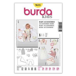 Patron Burda 9635 Accessoires bébé