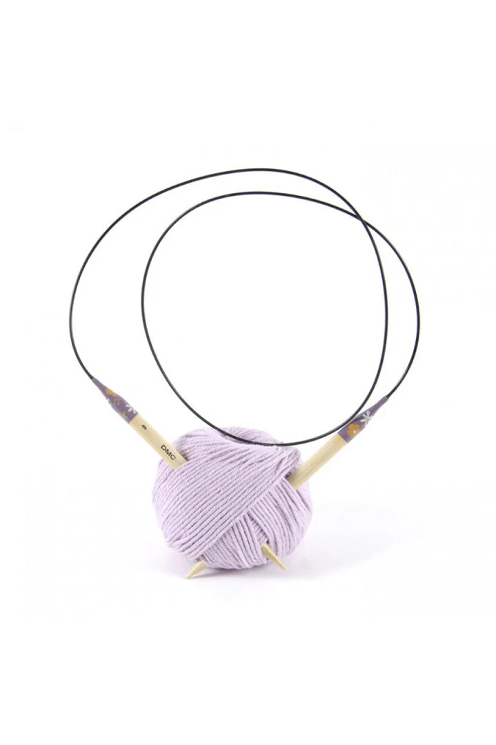 Aiguilles circulaires à tricoter bambou, U1844/3 DMC, Aiguilles circulaires 80cm – Image 4