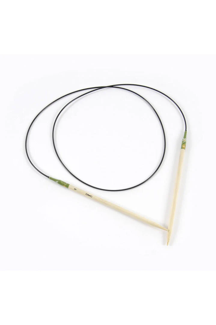 Aiguilles circulaires à tricoter bambou, U1844/3 DMC, Aiguilles circulaires 80cm – Image 2