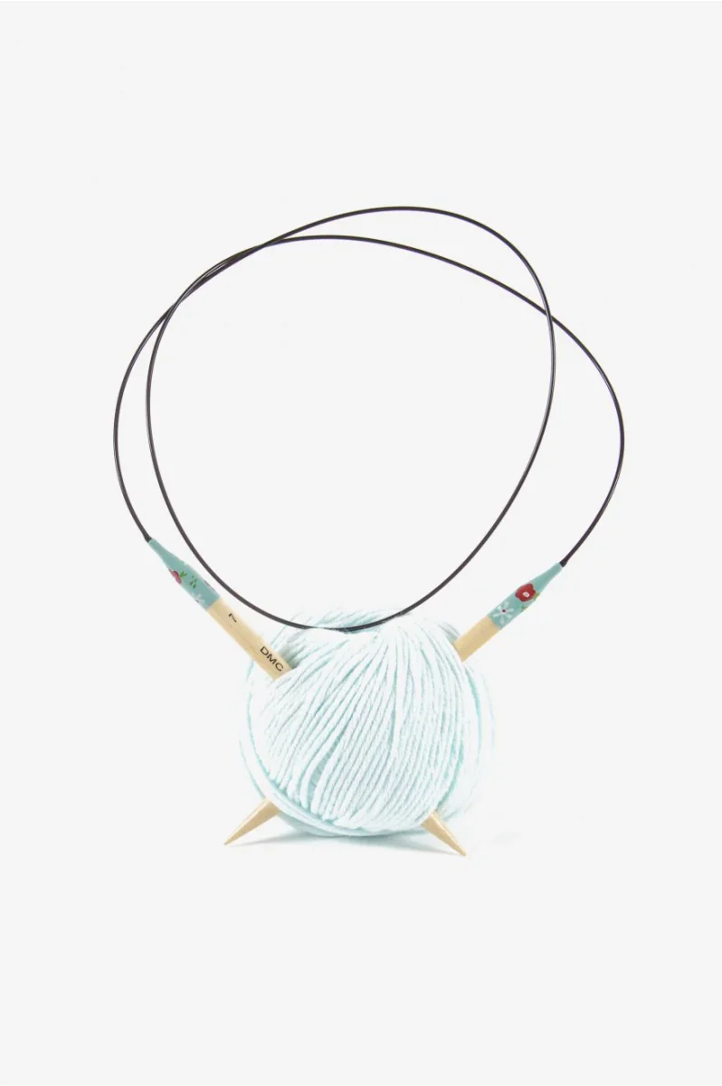 Aiguilles circulaires à tricoter bambou, U1844/7 DMC, Aiguilles circulaires 80cm – Image 4