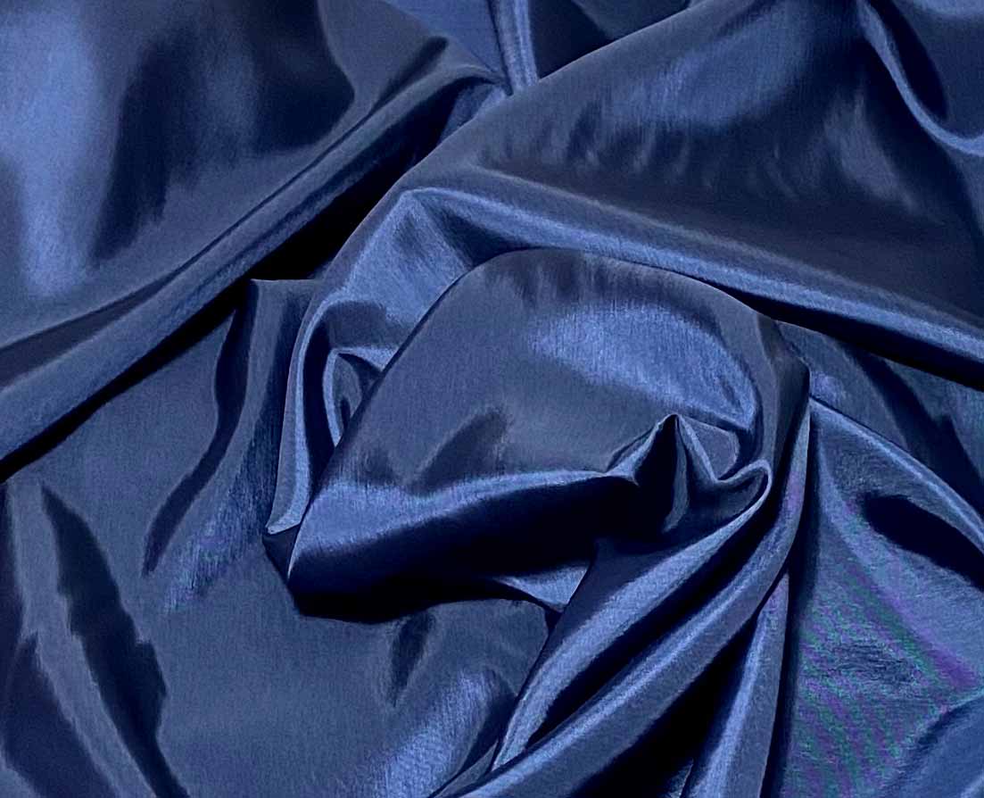 Tissu doublure Bemberg Synabel made in France bleu marine, Col 609, 50cm – Image 4