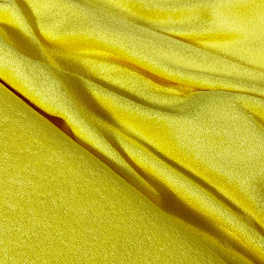 Tissu éponge de bambou, couleur jaune, 50cm – Image 2