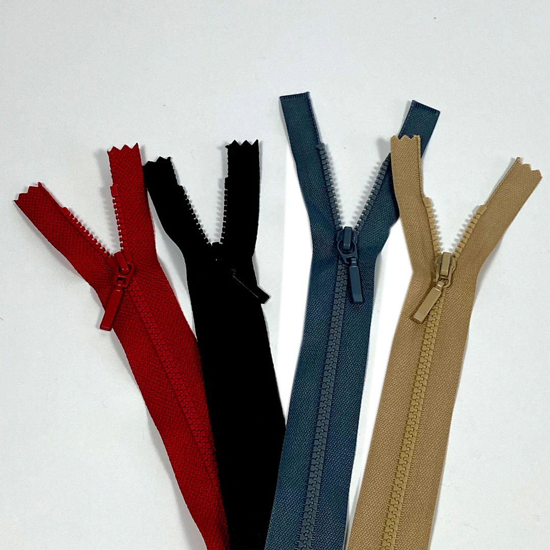 Fermeture Eclair injectée non séparable, Z48-570, maille 4mm, marine – Image 3