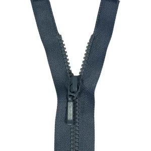 Fermeture Eclair injectée non séparable, Z48-440, maille 4mm, gris