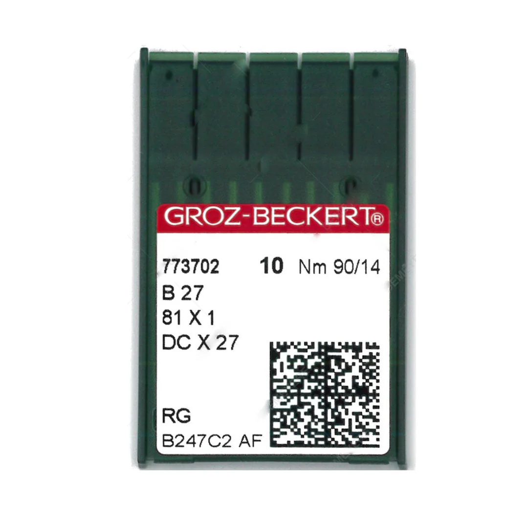 Aiguilles pour surjeteuse industrielle Groz-Beckert B27, 81x1, DCx27 NM 90 – Image 3