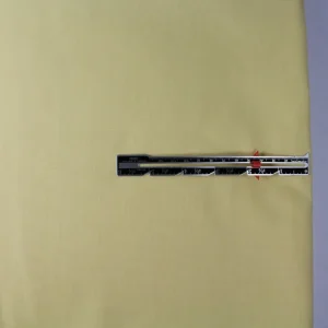 Tissu voile de coton jaune citron