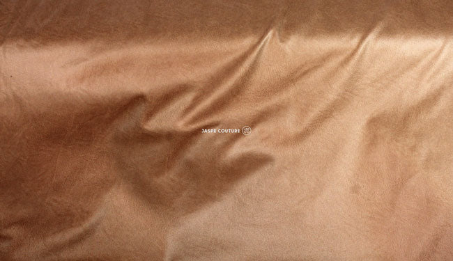 Tissu simili cuir marron, 50cm – Image 2