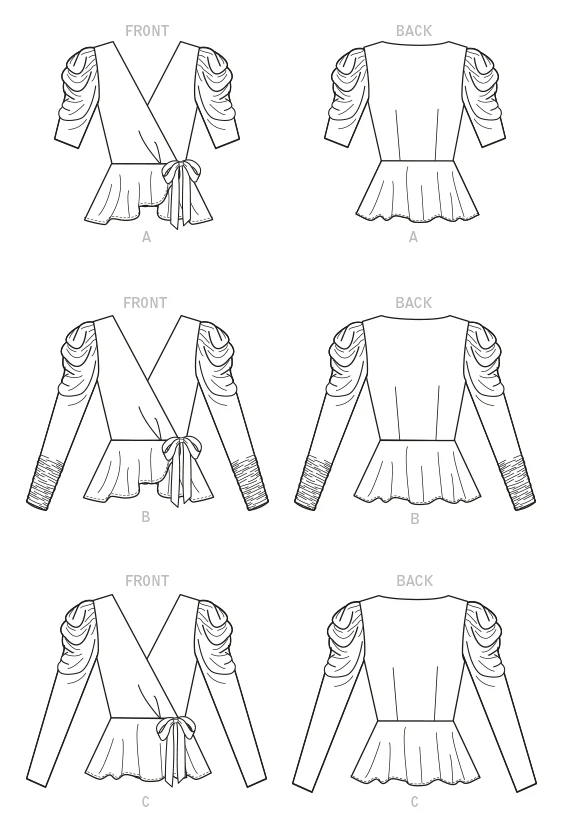 Patron de couture haut pour femme, McCall's 8146 – Image 8