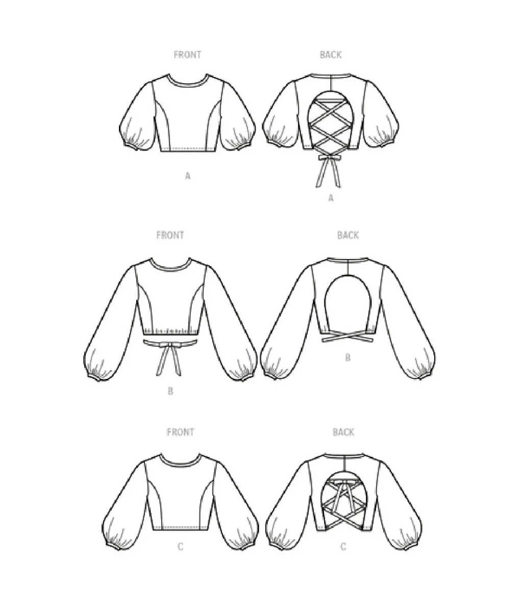 Patron couture hauts pour femme McCall's 8324 – Image 7