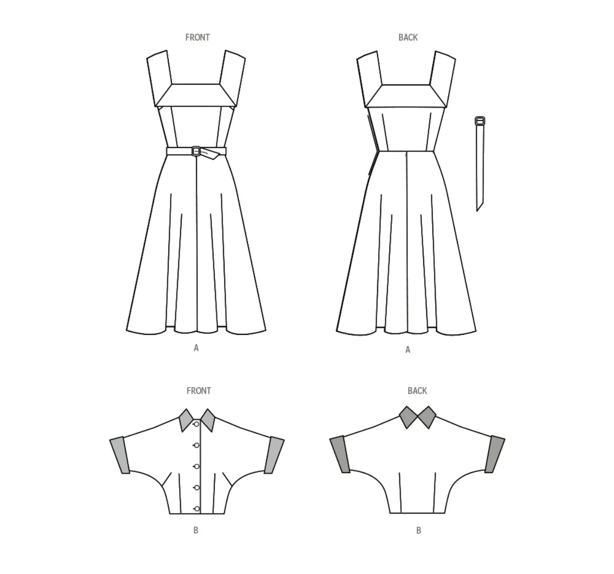 Patron couture robe vintage année 50's McCall's 8357 – Image 6