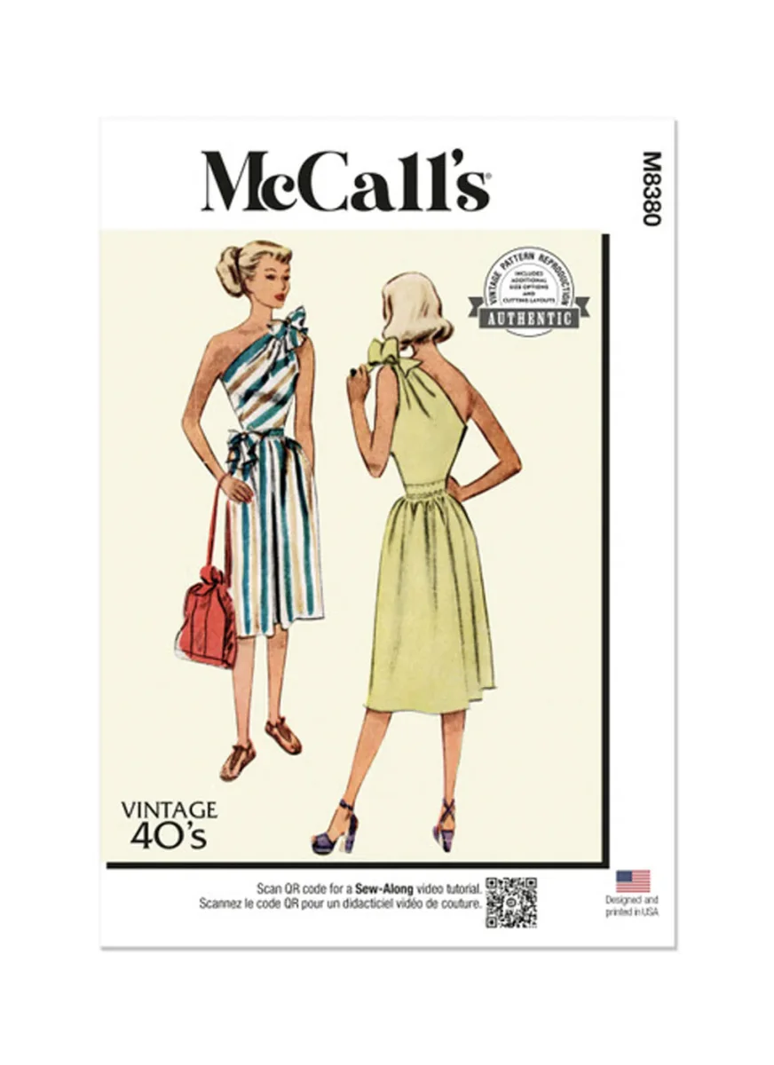 Patron couture robe sportive vintage McCall's 8380 – Image 4