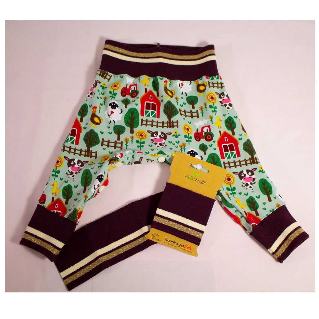 Tissu jersey pour enfants, motifs voitures, arbres, animaux, 50cm – Image 6