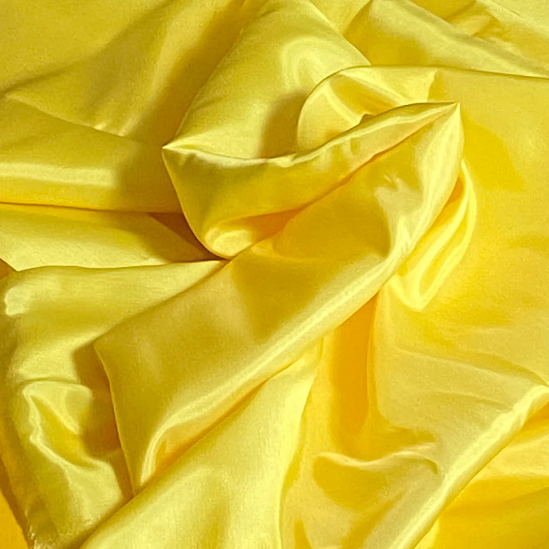 Tissu doublure Bemberg Synabel made in France, Col 841 jaune, 10cm – Image 3