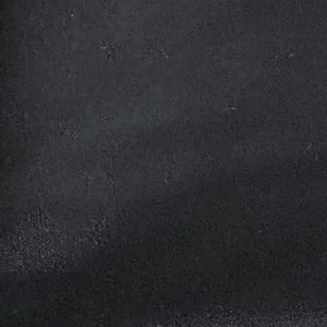 Tissu gabardine uni coloris noir, 50cm