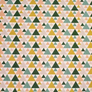 Tissu coton Tigaya vert aloe vera 100% coton laize 150cm, 50cm