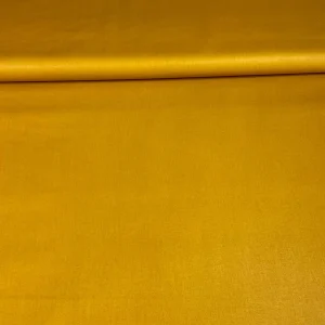 Tissu coton enduit moutarde, tissu souple, imperméable, anti tâche, 50cm