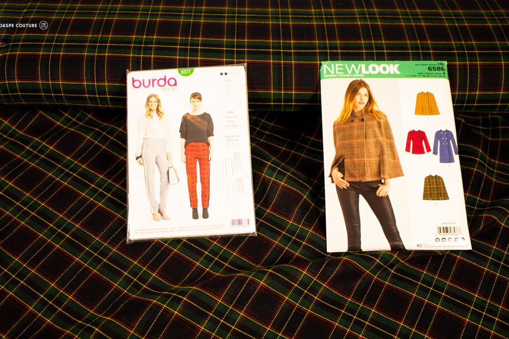 Tissu écossais à carreaux, tissu tartan, vert, 50cm – Image 6