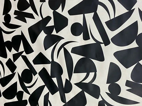 Tissu imperméable Jamo Gris noir, tissu souple, anti tâche, 50cm – Image 3