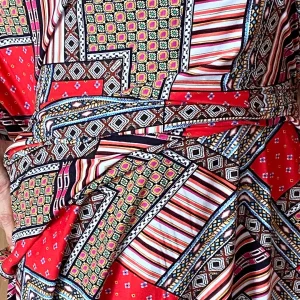 Tissu jersey coton extensible imprimé numérique, 10cm