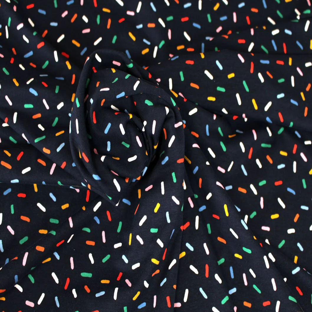 Tissu jersey imprimé extensible, 10cm – Image 2