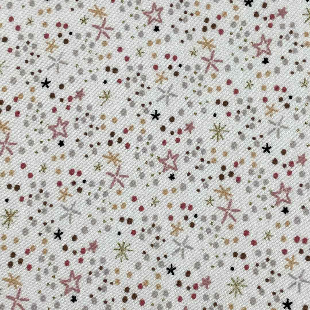 Tissu jersey Simia, motifs petites étoiles, tissu Domotex made in France, 50cm – Image 3