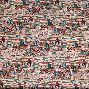 Tissu Liberty Richard and Lyl très joli motif, 10cm