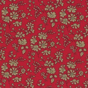 Tissu Liberty Capel rouge, 10cm