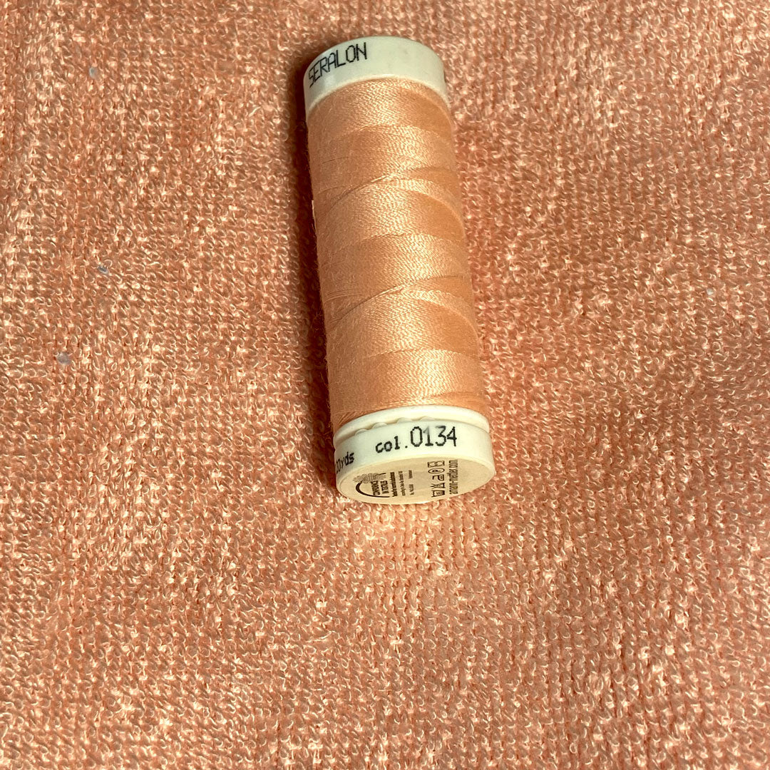 Tissu micro éponge de bambou, rose Blush, 50cm – Image 7