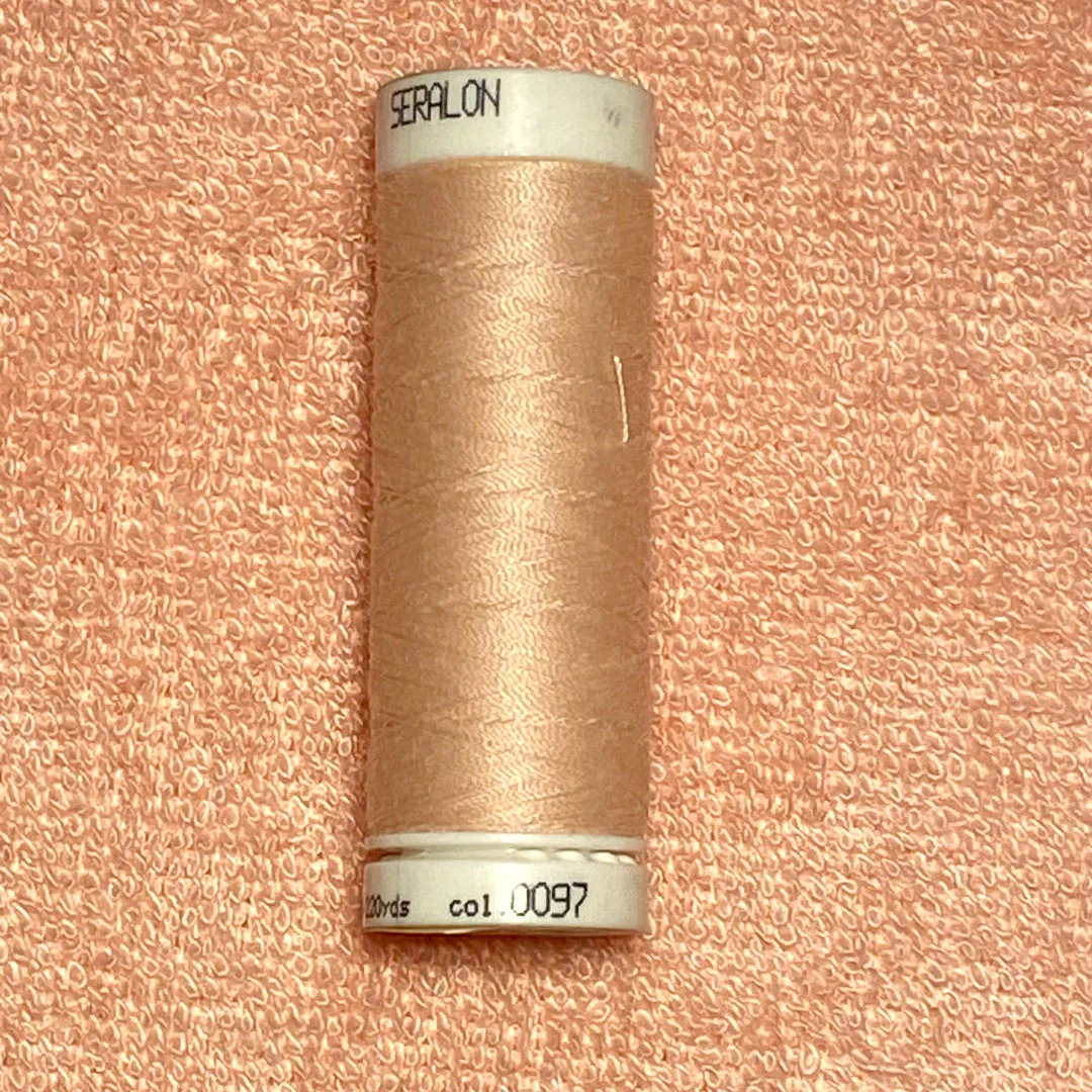 Tissu micro éponge de bambou, rose Blush, 50cm – Image 8