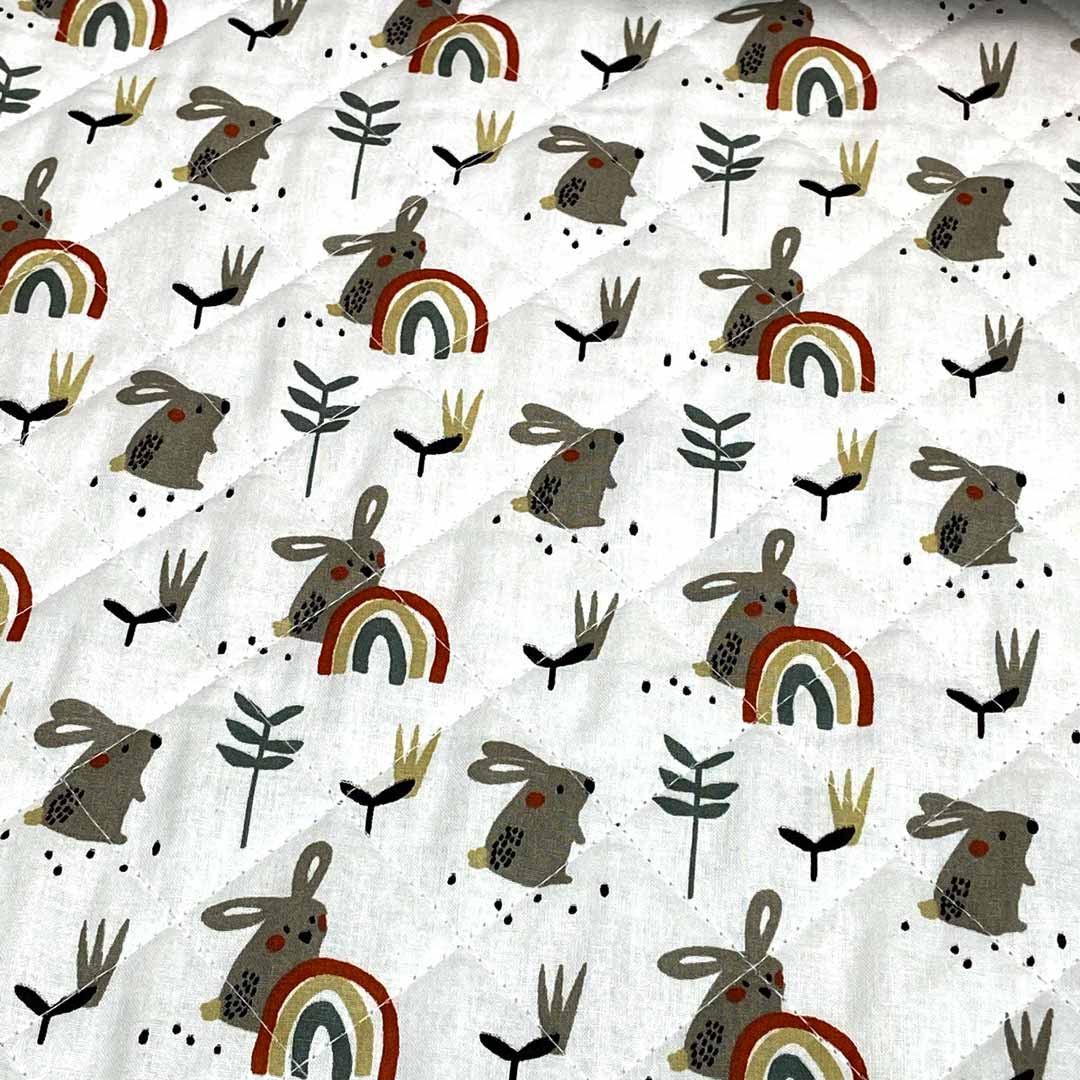 Tissu coton matelassé réversible pour enfants, Padwan/ladino, 50cm – Image 3