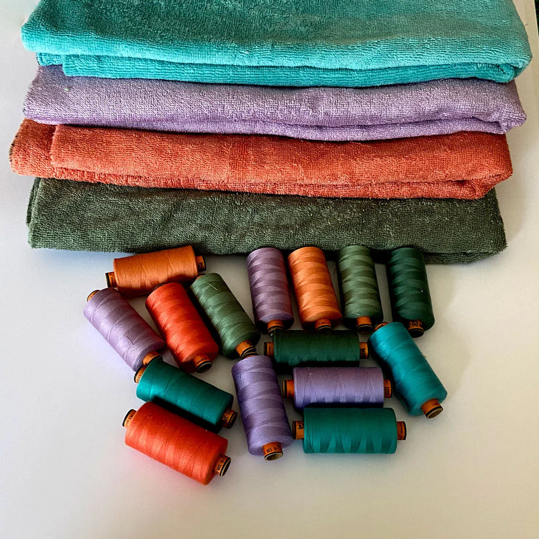 Tissu micro éponge de bambou, rose Blush, 50cm – Image 5