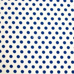 Tissu coton à pois bleu 50cm