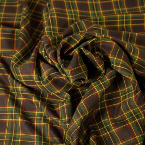 Tissu écossais à carreaux, tissu tartan, vert, 50cm