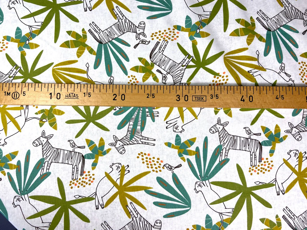 Tissu coton imprimé pour enfants, tissu décoration chambre d'enfants, 50cm – Image 5