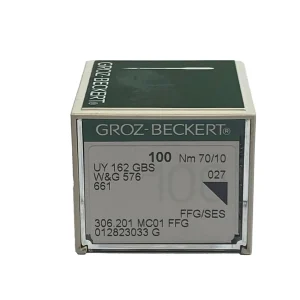 Aiguilles industrielles courbes UY 162 GBS, 661 FFG/SES, NM 70