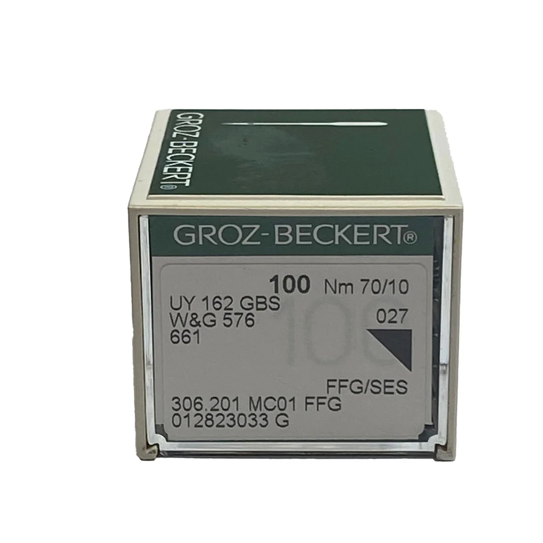 Aiguilles industrielles courbes UY 162 GBS, 661 FFG/SES, NM 70