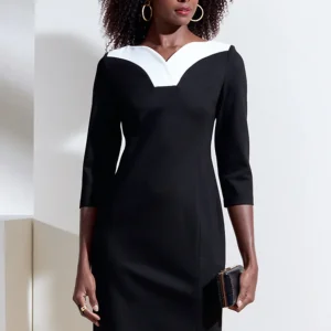 Patron couture femme, patron robe ajustée Vogue 1858