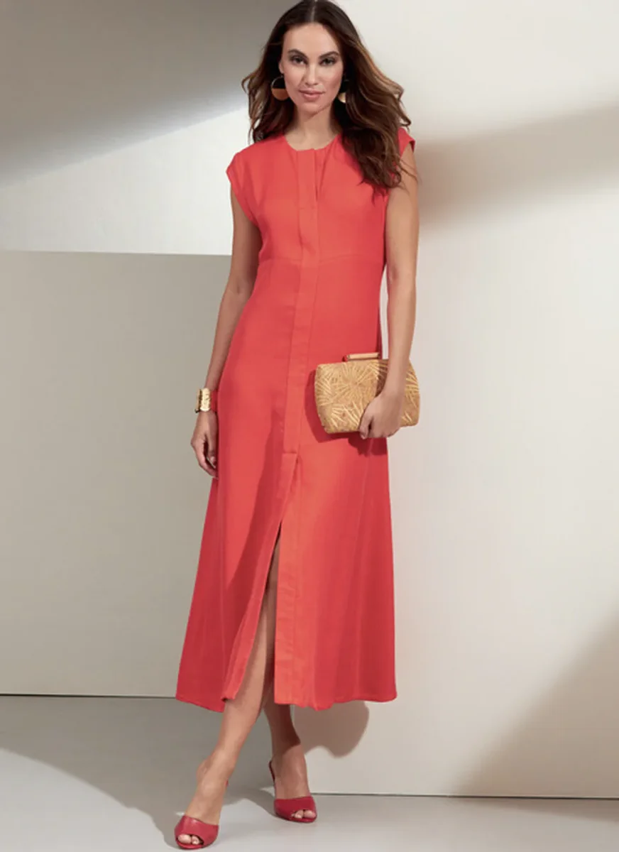 Patron couture femme, patron de robe Vogue 1859 – Image 2