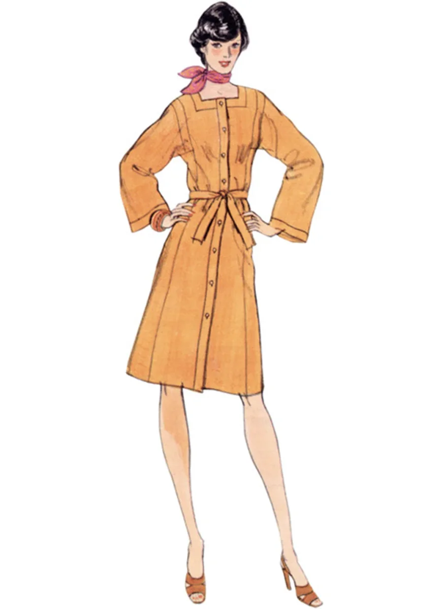 Patron couture robe vintage, robe années 70, Vogue 1948 – Image 3