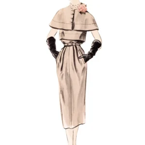 Patron couture femme, patron de robe/jupe vintage Vogue 1964