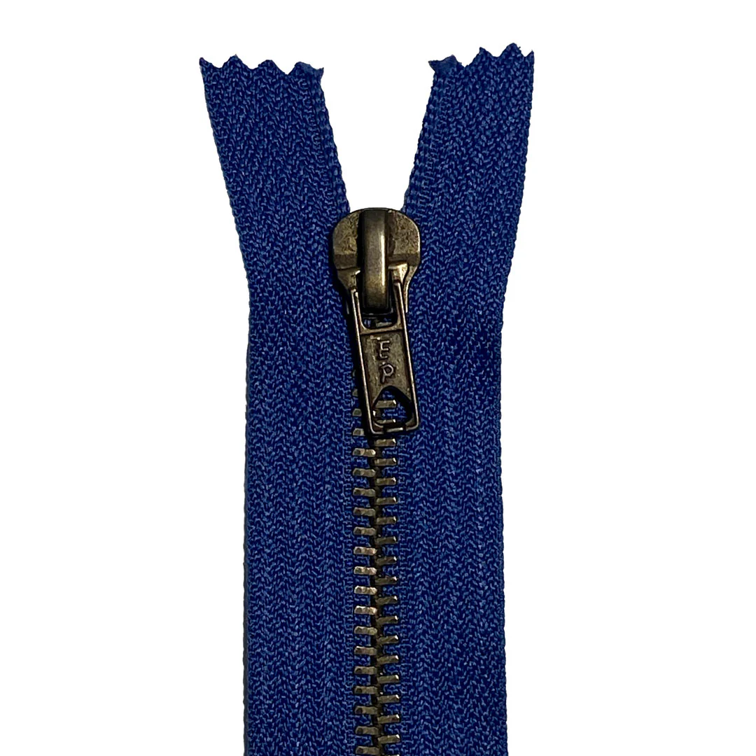 Fermeture Eclair métal Jeans bleu bugatti, 6mm, Z14/550 – Image 2