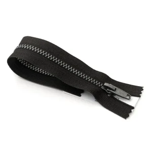 Fermeture Eclair séparable noir maille 4mm, Z27