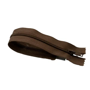 Fermeture éclair séparable nylon chocolat