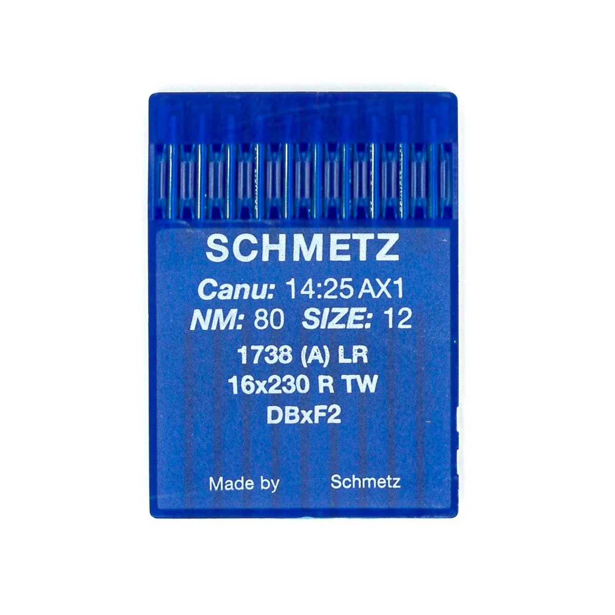 Aiguilles industrielles Schmetz Pointe cuir 16x230 NM80 – Image 2