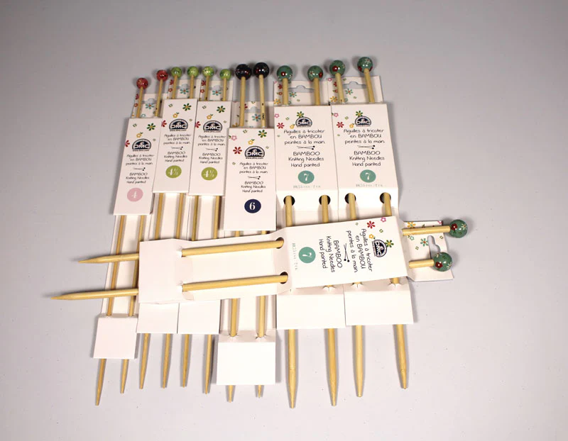 Aiguilles à tricoter bambou no 7 DMC, 40cm – Image 4