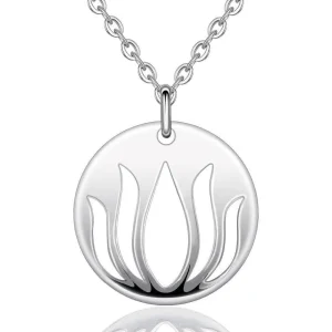 Collier femme fleur de lotus