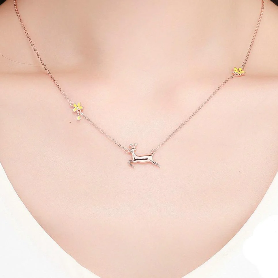 Collier fleur bambi – Image 5