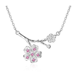 Collier fleur de cerisier