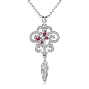 Collier fleur de lys femme