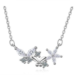 Collier fleur pas cher